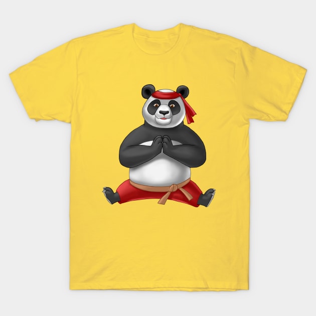 Panda doing splits. T-Shirt by Taya_art